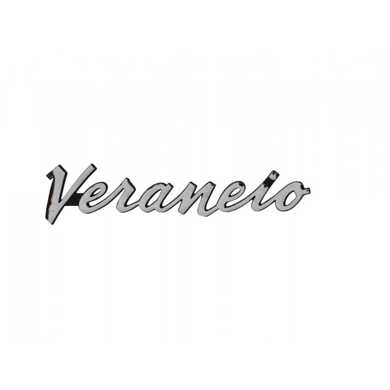 Emblema Lateral Traseira Veraneio 1964 a 1988 Cromado Fixação Pino Novo