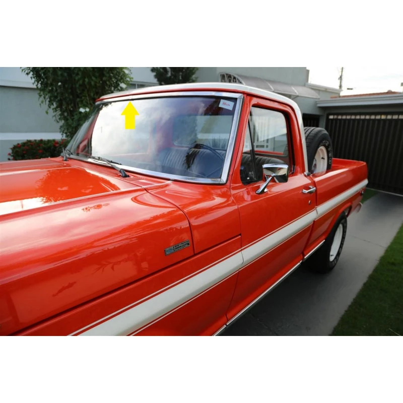 Emenda do Friso do Parabrisa F-100 e F-1000 1972 a 1985