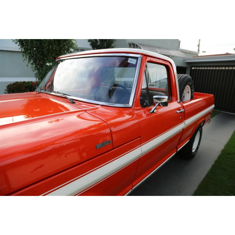 Retrovisor Externo Cromado Corcel Belina F-100 Maverick Landau