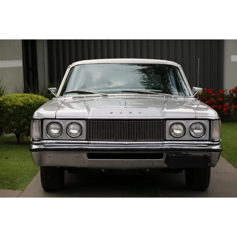 Retrovisor Externo Cromado Corcel Belina F-100 Maverick Landau