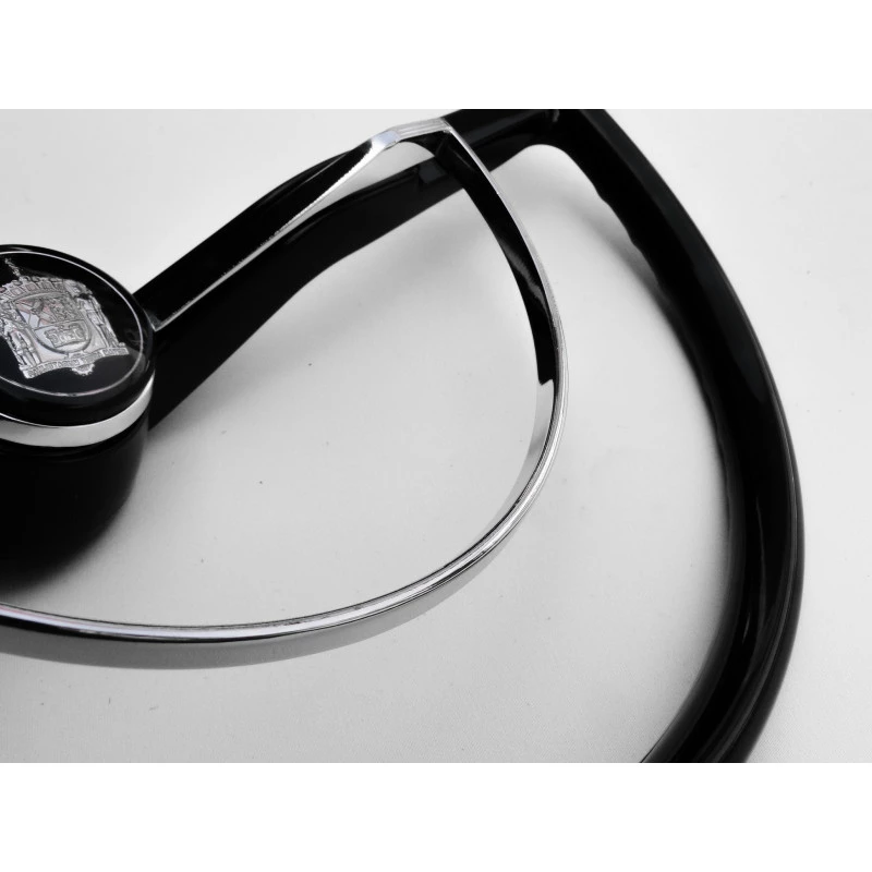 Volante Cálice Fusca até 73 Preto Completo Novo Estria Grossa Reprodução