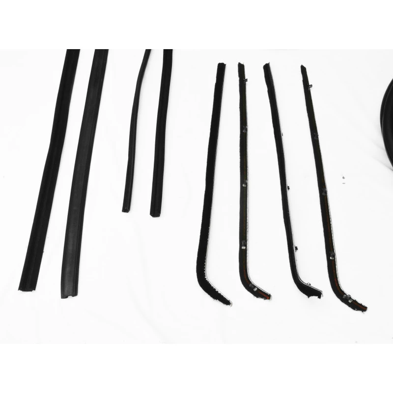 Borracha Kit Jogo F-100 F-1000 72 à 92 Parabrisa P/ Friso Inox Vigia Porta Canaleta 