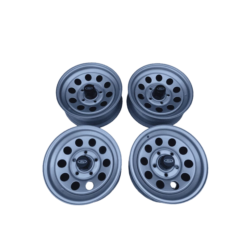 Roda Ferro F-1000 1986 a 1992 Original Restaurada Com Calota - Jogo