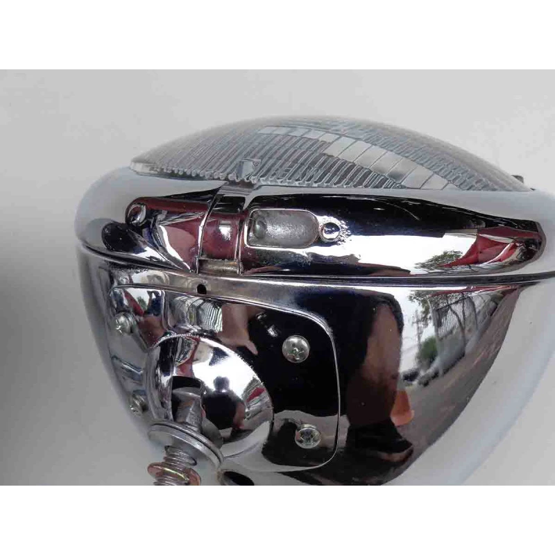 Farol com Bojo Cromado Década 30 Hot Rod Antigos Universal - Par