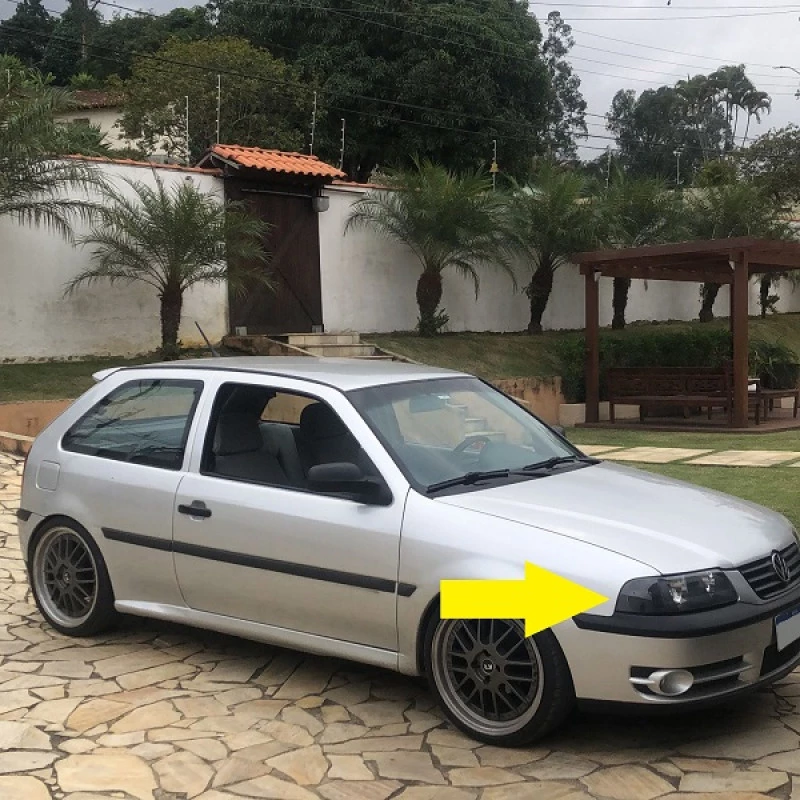 Farol Direito Gol Saveiro Parati G3 1999 a 2005 Máscara Negra Arteb