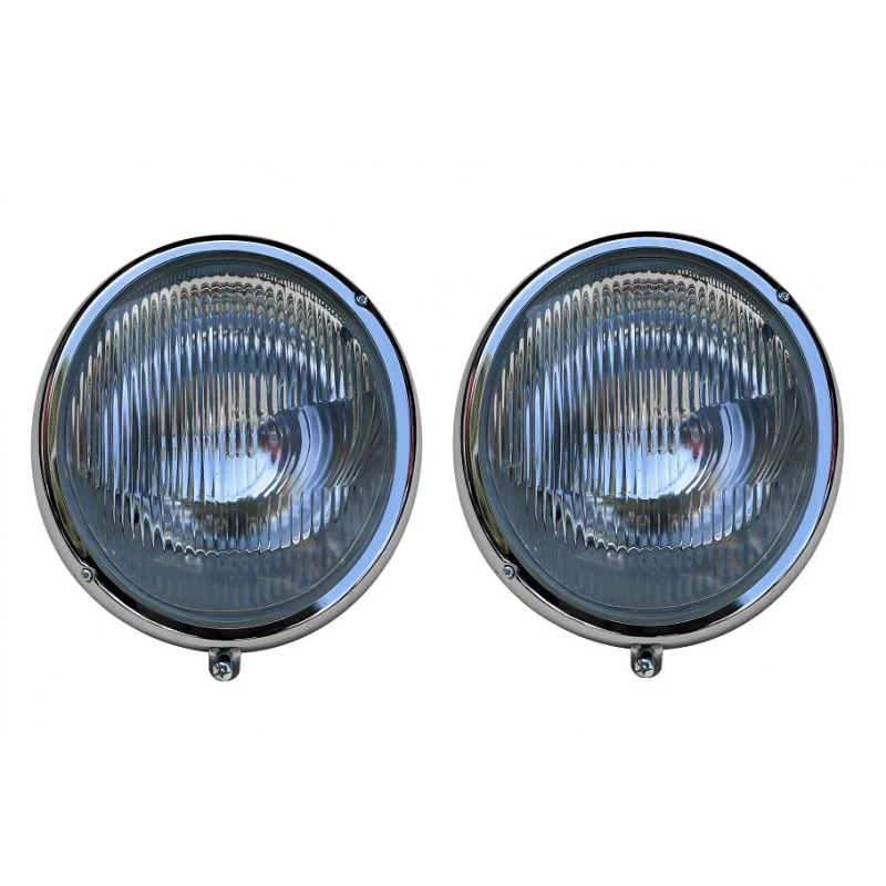 Farol Dianteiro Fusca 1963 a 1972 Olho Sapo/Boi - Par