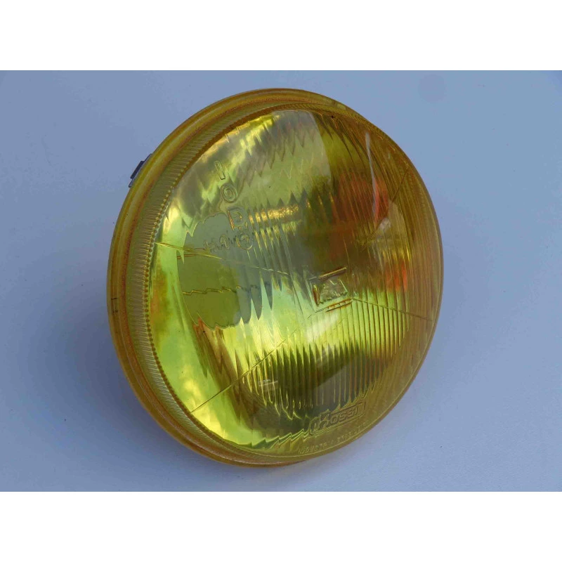 Farol Rossi H1 Iodo Amarelo Pequeno 140mm c/ Detalhe Usado - Par