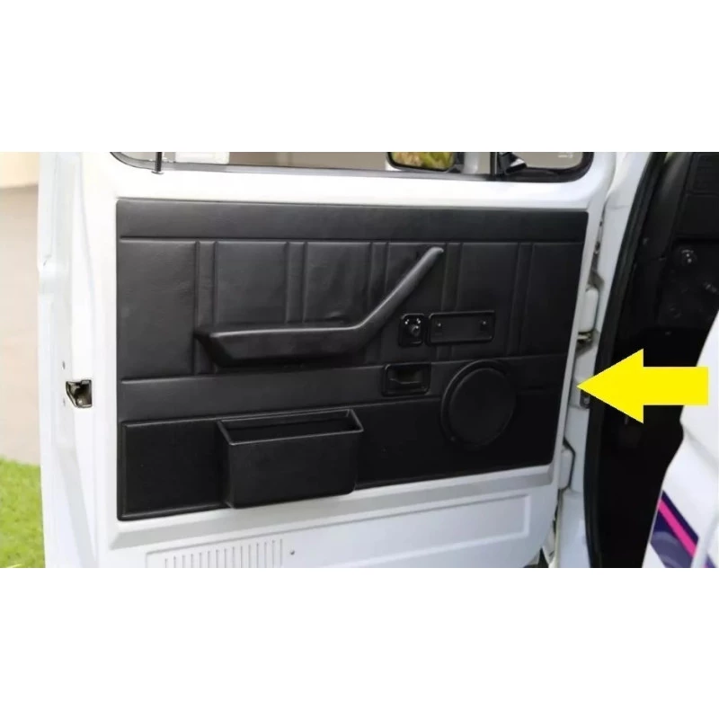 Forro Porta D-20 C-20 A-20 Cabine Simples Preto com Carpet - Par