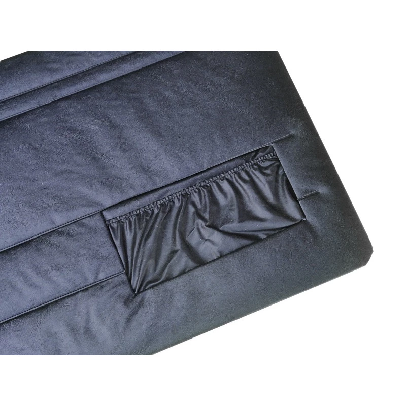 Forro Forração de Porta VW Fusca até 77  Preto Com Bolsa Par 