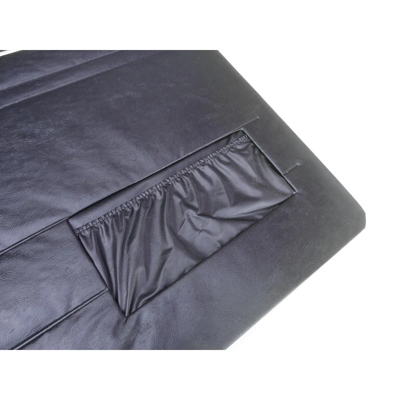 Forro Forração de Porta VW Fusca até 77  Preto Com Bolsa Par 
