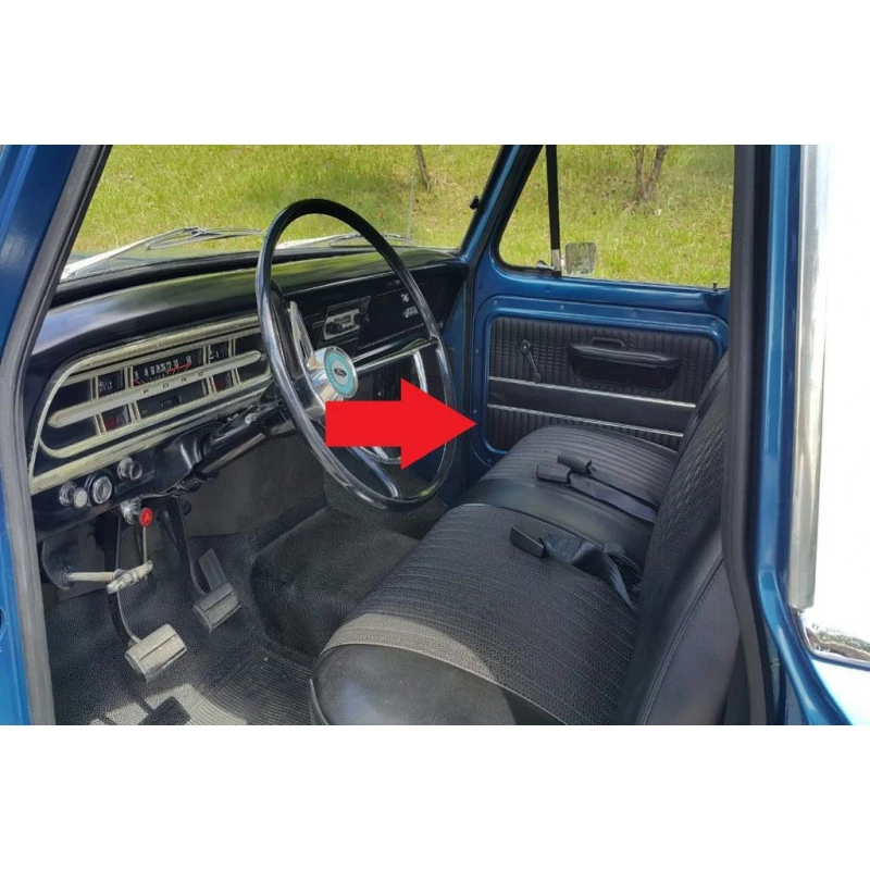 Forro Porta F-100 Luxo 1972 à 1978 Modelo Menor - Par