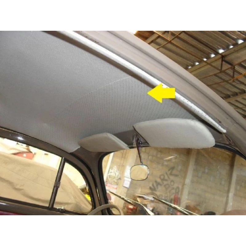 Forro do Teto Fusca 65 à 74 Gelo com Furinho