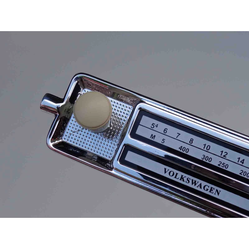 Frente Falsa Tampa Rádio Vw Fusca até 1970 Botão Bege