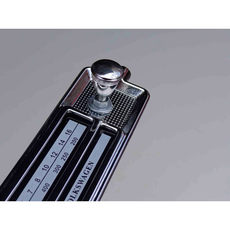 Frente Falsa Tampa Rádio Vw Fusca até 1970 Botão Cromado