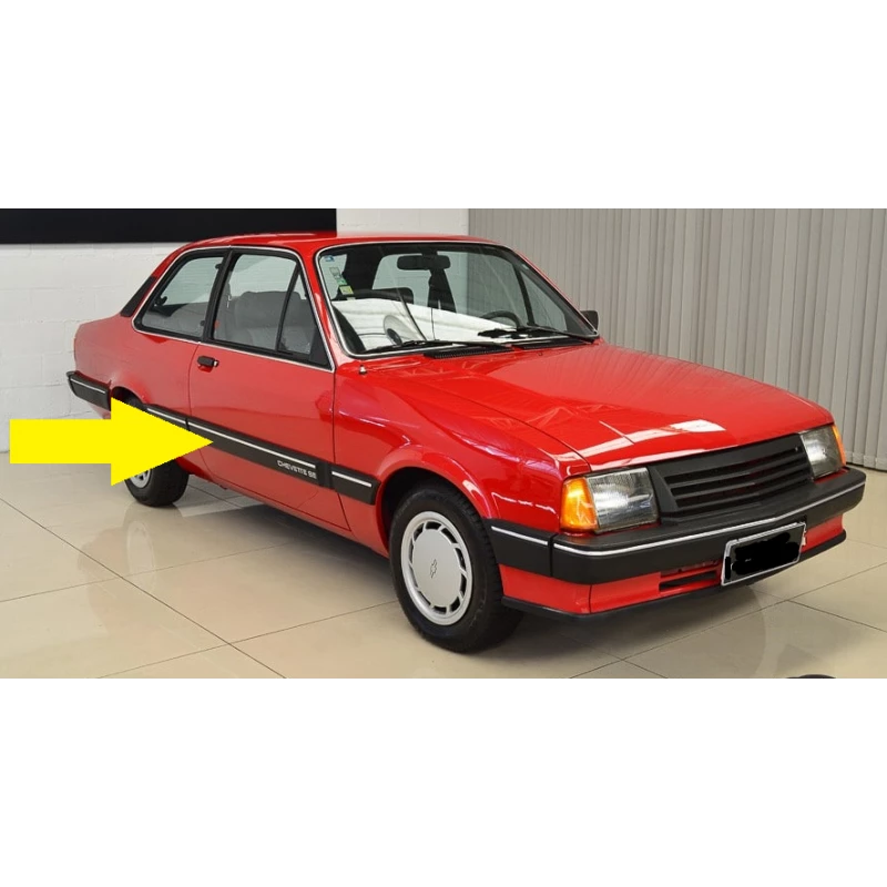 Friso Borrachão da Porta Direita Chevette SE 2 Portas Original GM 