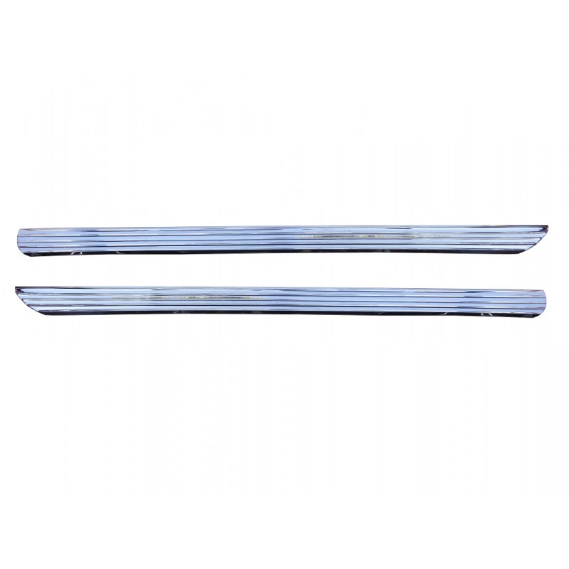 Friso da Caixa de Ar Inox Chevrolet 1958 Impala Bel Air Nomad 2 e 4 Portas - Par