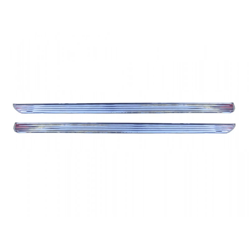 Friso da Caixa de Ar Inox Chevrolet 1958 Impala Bel Air Nomad 2 e 4 Portas - Par