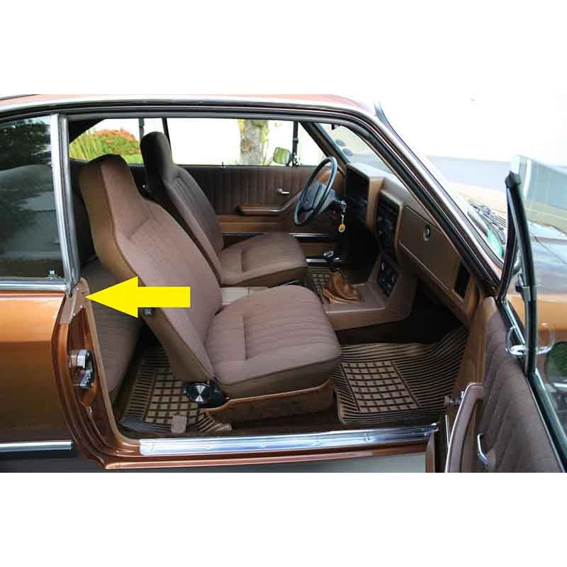 Friso Acabamento Coluna Porta Direita Opala 2 Portas Cromado Usado