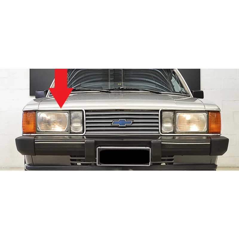 Friso do Farol Direito Opala Caravan Diplomata 85 à 87 Novo Unitário 