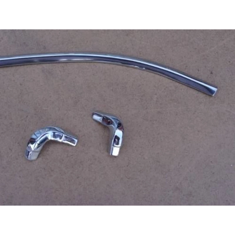 Friso Meio Teto Vinil Dodge Charger Inox - Jogo