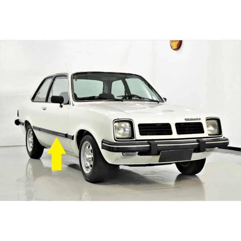Friso Porta Dianteira Direita Chevette SL 1982 a 1984 Original GM Novo