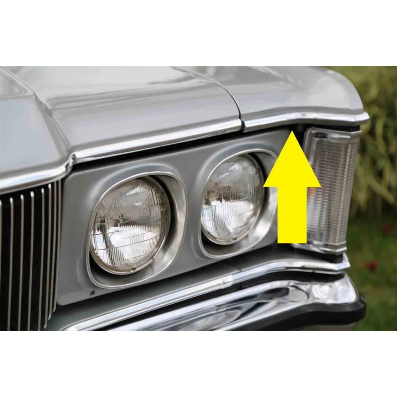 Friso Superior Pisca Paralama Esquerdo Ford Galaxie Landau Usado