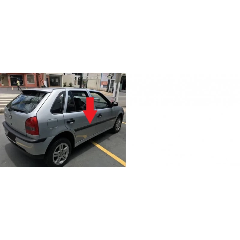 Friso Porta Traseira Direita Gol G3 Original Vw Novo 