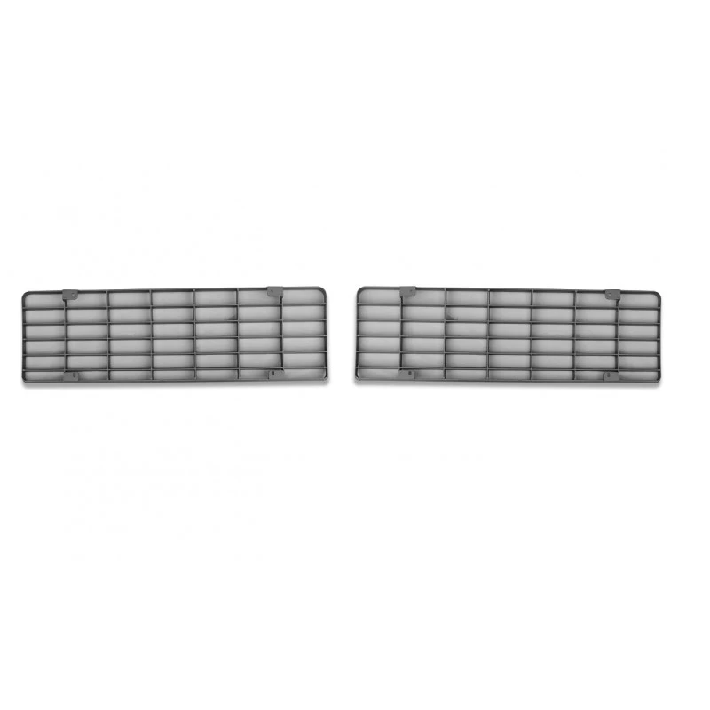 Grade Central Tela F-100 F-1000 F-4000 1972 a 1985 Prata Nova - Par