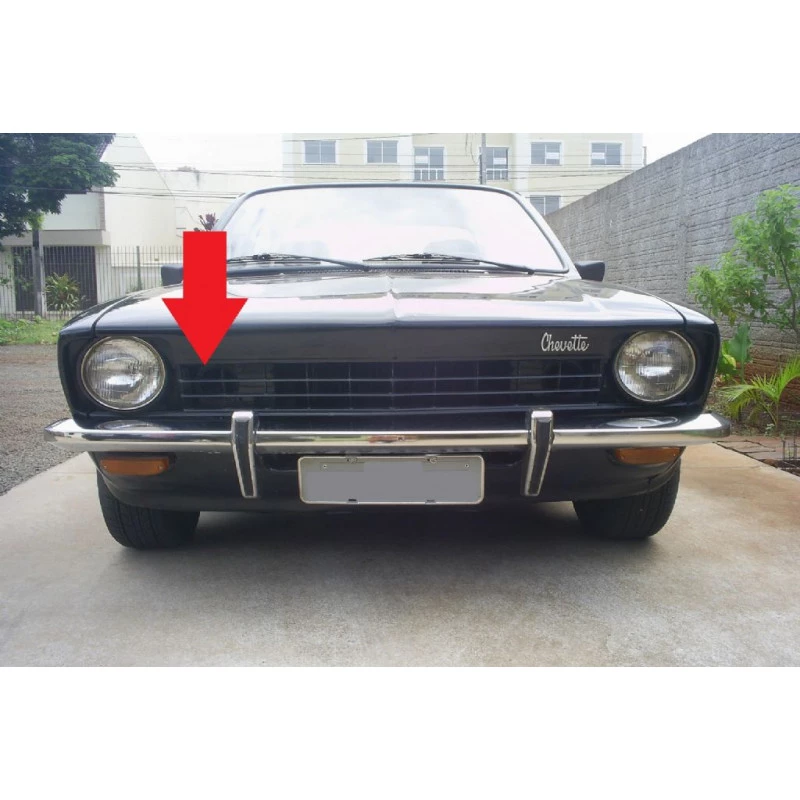 Grade Dianteira do  Chevette Tubarão 1973 à 1977 Plástico Nova