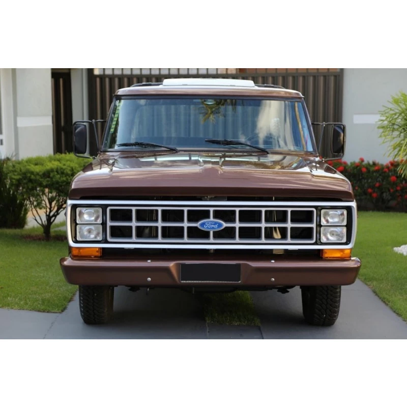 Grade Dianteira Completa F-1000 F-4000 1986 a 1992 Reprodução KJ Nova