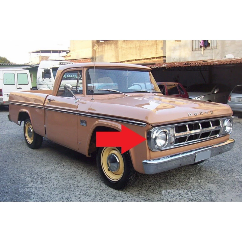 Grade Dianteira Dodge D100 D400 D700 D950 Original Usada