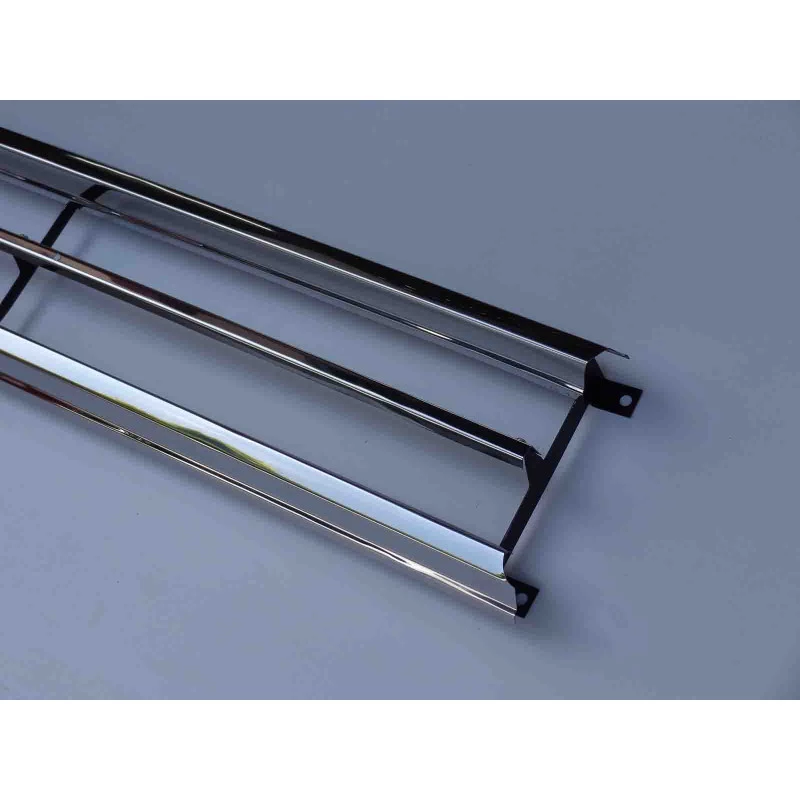 Grade Dianteira Veraneio D-60 C-60 1971 a 1978 Inox Sem Emblema