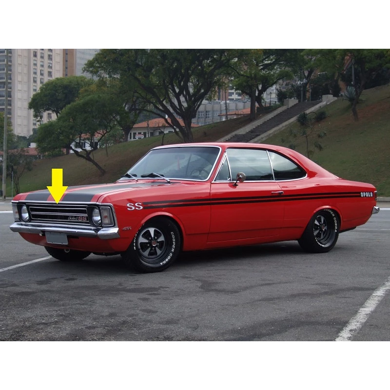Grade Dianteira Opala SS 6 Cilindros 1973 e 1974 Nova Reprodução
