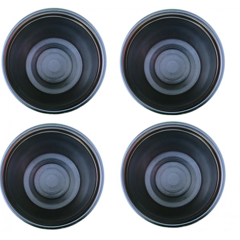 Calota Copinho Cromada da Roda Ferro Mangels 11cm Furo Central F-1000 F-100 - Jogo