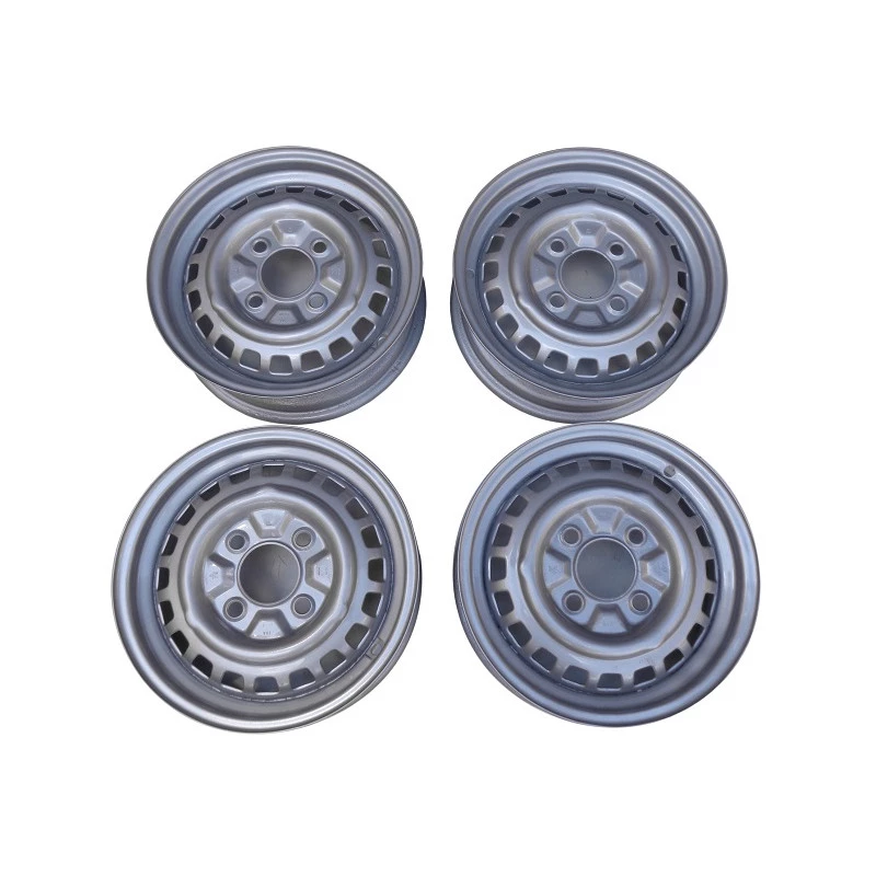Roda Fusca 4 Furos Aro 15 Tala 4,5 c/ Calombo Original Restaurada - Jogo