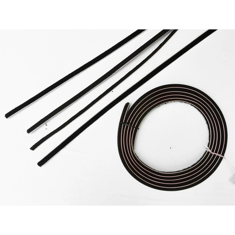 Borracha Kit F-100 56 e 59 à 61 Parabrisa Vigia Porta Canaleta Quebra Vento 