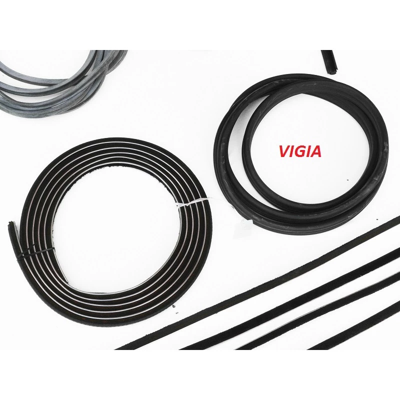 Borracha Kit F-100 F-600 62 à 71 Parabrisa Vigia Porta Canaleta Vidro Inteiriço
