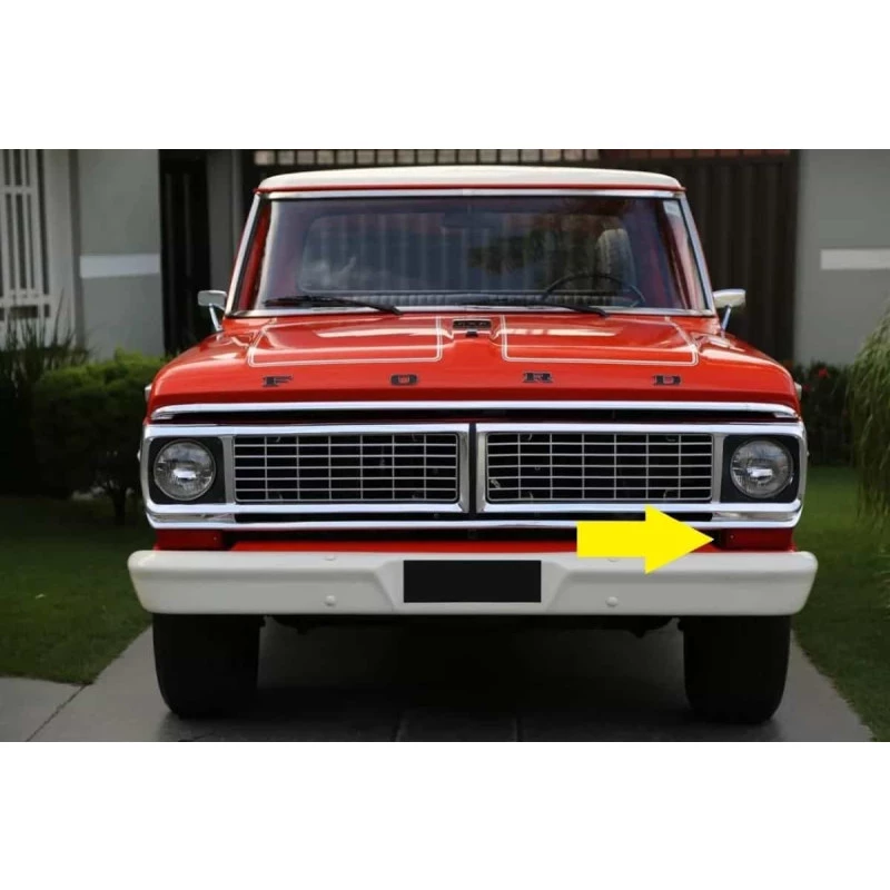 Lente Pisca Dianteiro Esquerdo F-100 F-1000 72 A 92 Original - Quebrada
