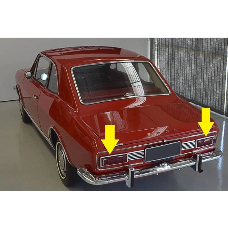 Lanterna Traseira Corcel I 69 e 70 Reprodução Nova - Par