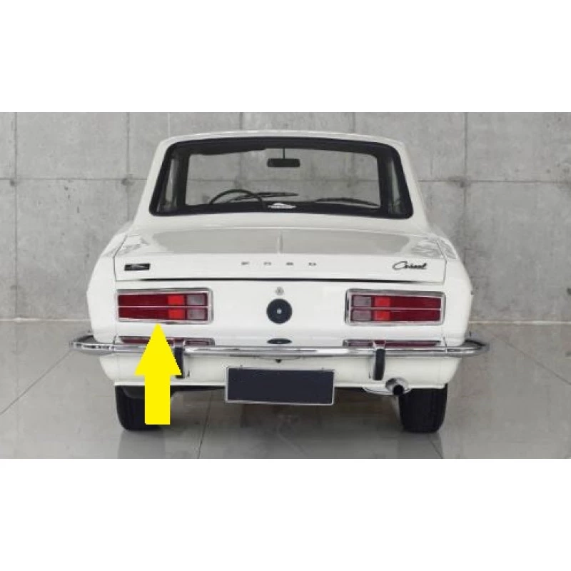 Lanterna Traseira Esquerda Corcel I 75 e 77 Original Ford Hella Usada