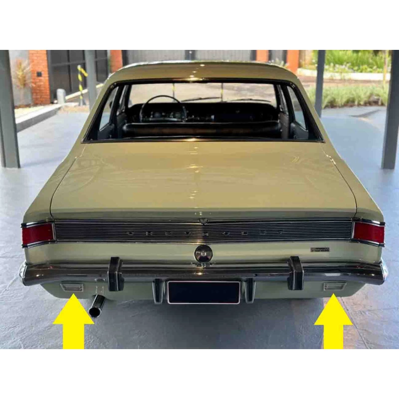 Lanterna Pisca Dianteiro Opala até 1972 ou Ré até 1974 Completo - Par
