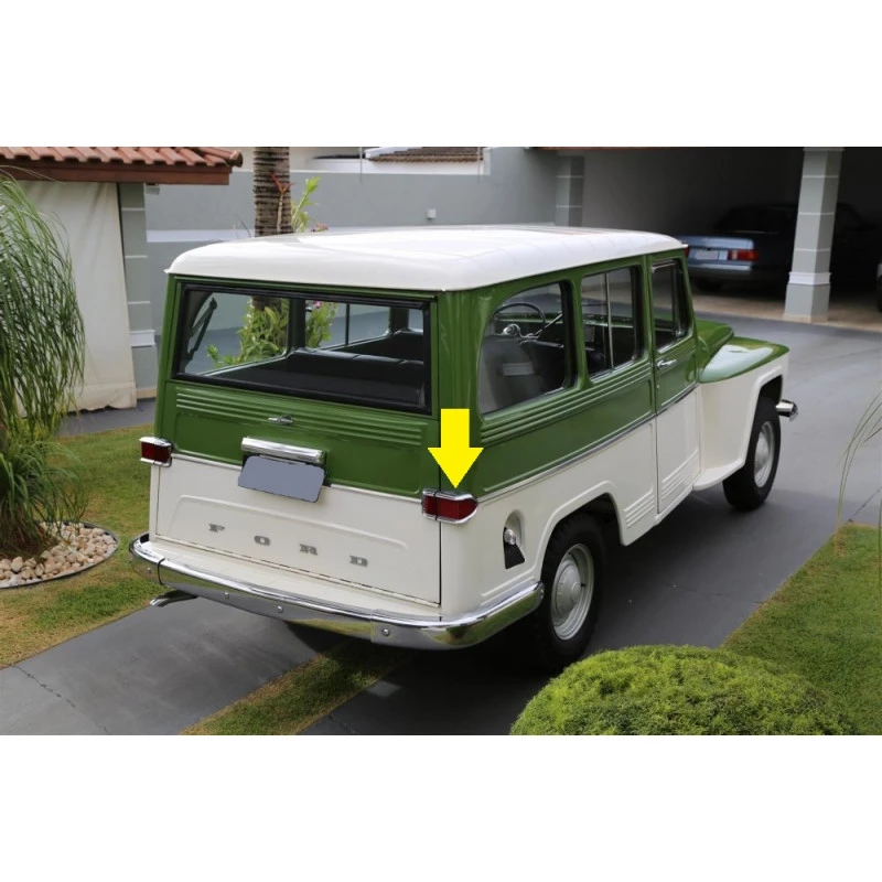 Lanterna Traseira Canto Direito Rural F-75 Original Arteb Nova