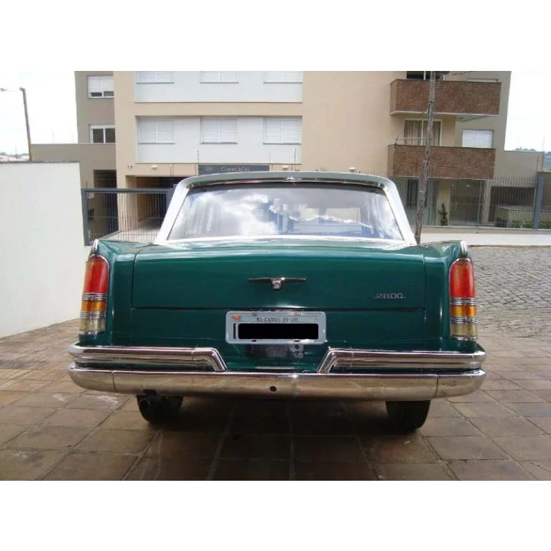 Lente Lanterna Traseira Pisca Seta Aero Willys 1967 a 1971 - Par