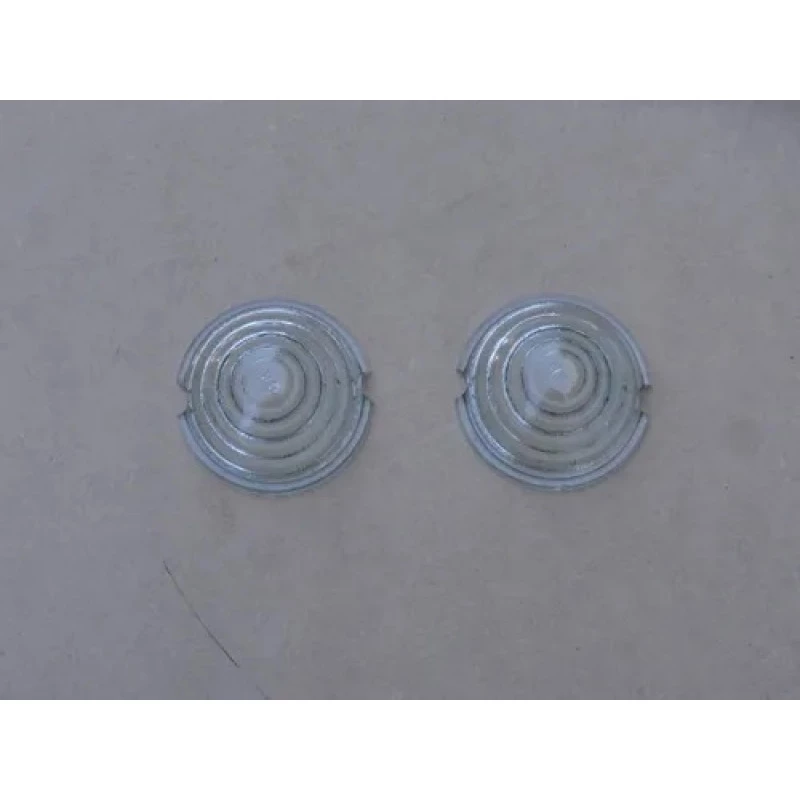 Lente Pisca Dianteiro Vidro Jeep Modelo Grande - Par