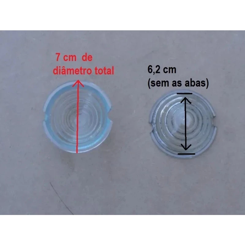 Lente Pisca Dianteiro Vidro Jeep Modelo Grande - Par