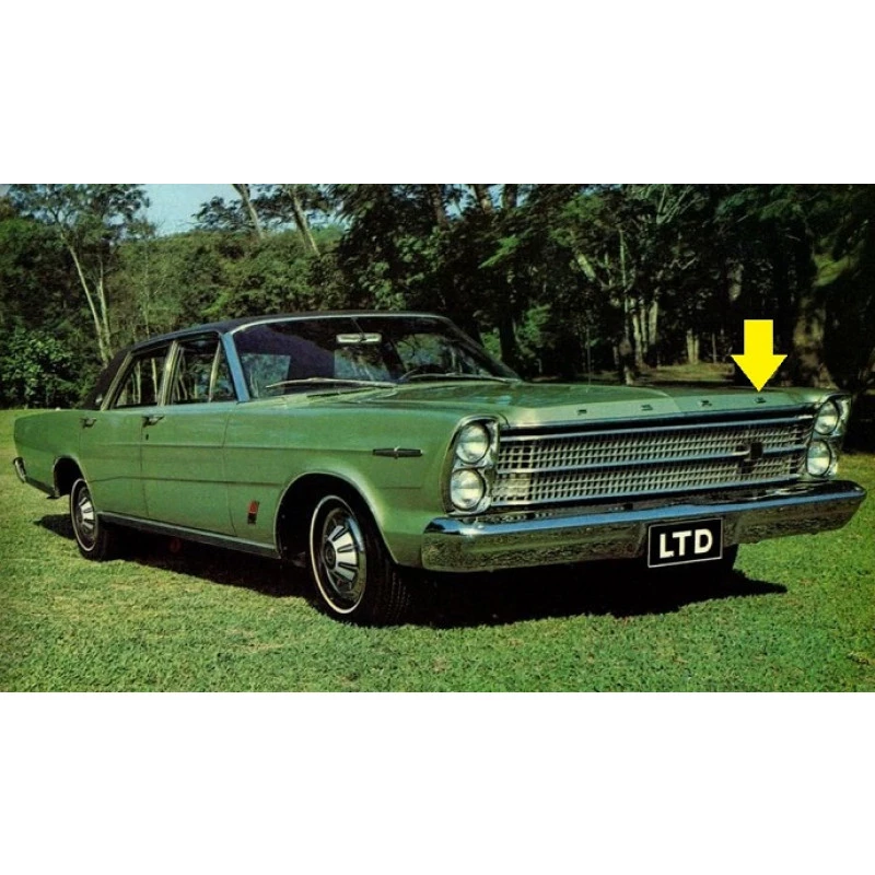 Letra D do Emblema Ford Galaxie LTD Landau até 1972 Original Novo