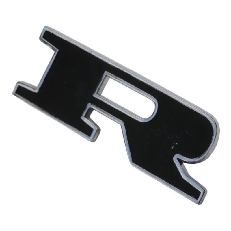 Letra R Emblema Ford Capô F-100 F-1000 Traseira Rural Preto - Unitário