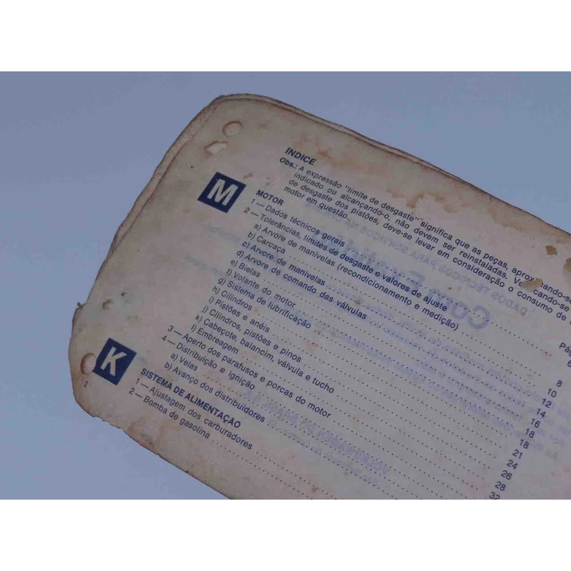 Livreto Manual com Exatidão Volkswagen até 1979 Original Usado