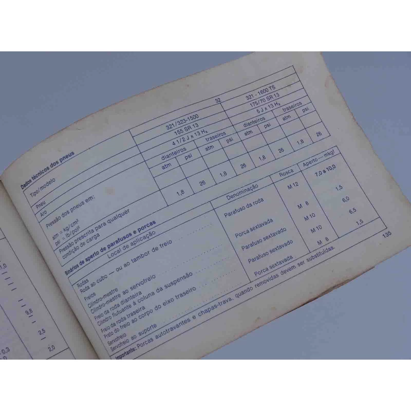 Livreto Manual com Exatidão Volkswagen até 1979 Original Usado