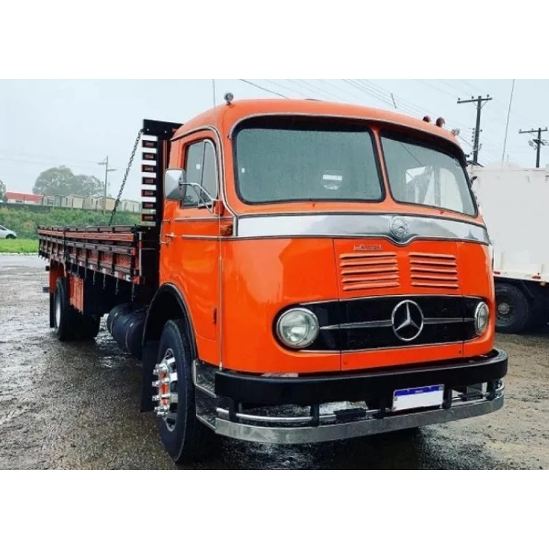 1 Lado Parabrisa Caminhão Mercedes Lp321 Cara Chata Novo Incolor